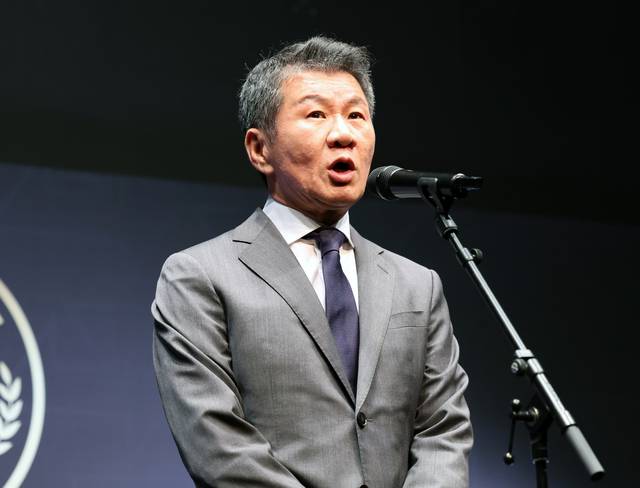 정몽규 대한축구협회장. 뉴시스