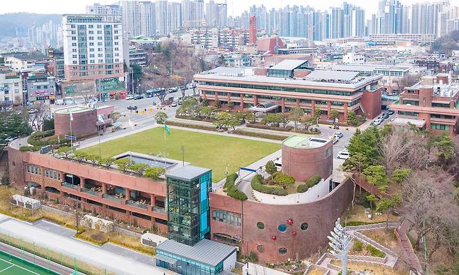 광명시청 전경.