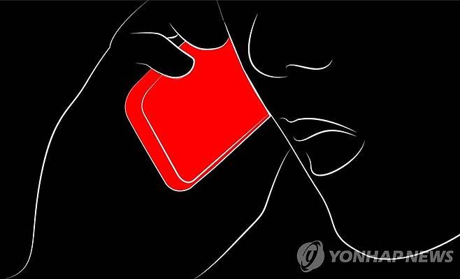 전화 사기(일러스트) 제작 최예린(미디어랩)