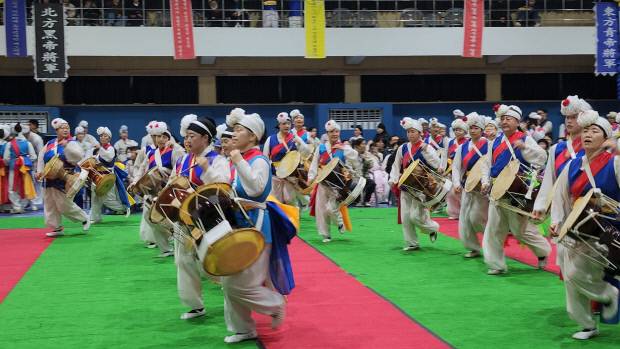 지난 3일 개최한 김오채 탄신100주년 300인 장구 외 전국 전통예술축제