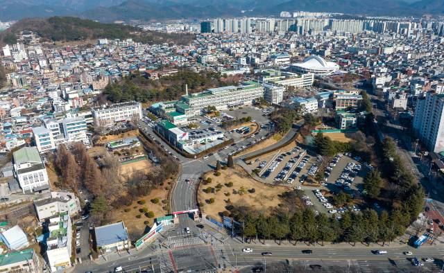 옛 경북도청 후적지(현 대구시청 산격청사) 모습. 우태욱 기자 woo@imaeil.com