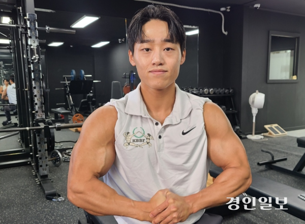 최근 열린 경기도민체전, 미스터 경기 등 보디빌딩 대회에서 연이어 종목별 1위를 차지한 임성재(그린핏코리아) 선수. 광주/이윤희기자·flyhigh@kyeongin.com