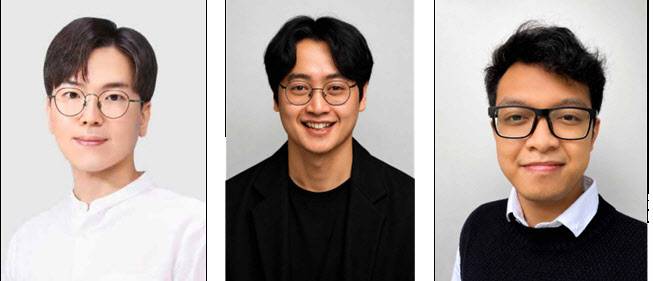 (왼쪽부터)국민대 화학과의 이찬우 교수, 드위 삭티 알디안토 프라타마 박사과정, 안디 할얀토 박사과정. (사진=국민대)