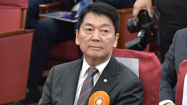 대한민국 정치지도자상에 참석한 국민의힘 안철수 의원