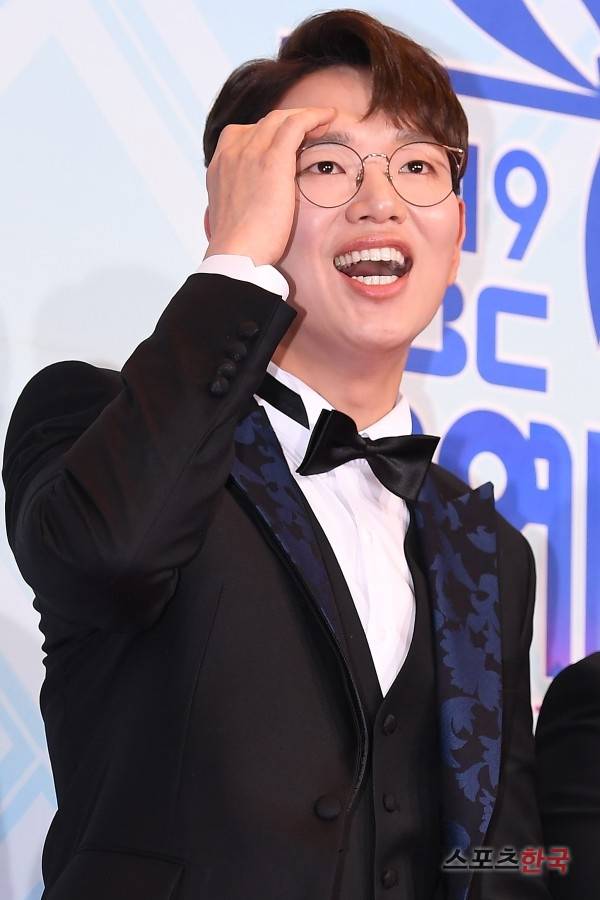 '2019 MBC 방송연예대상' 시상식에 참석한 장성규. 사진=이혜영 기자 lhy@hankooki.com