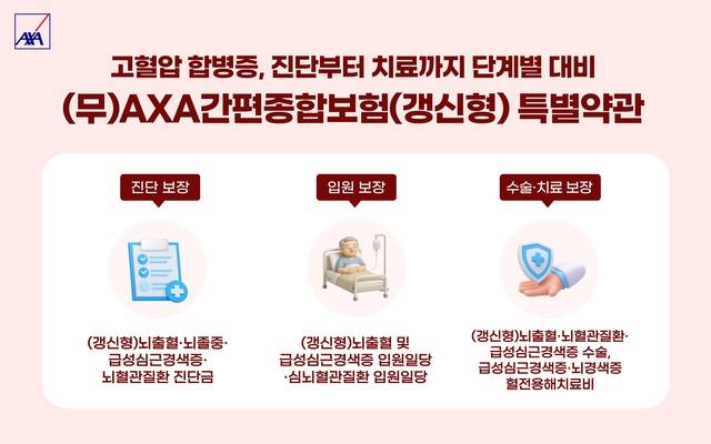 AXA손해보험이 출시한 상품 홍보물 이미지. /AXA손해보험 제공