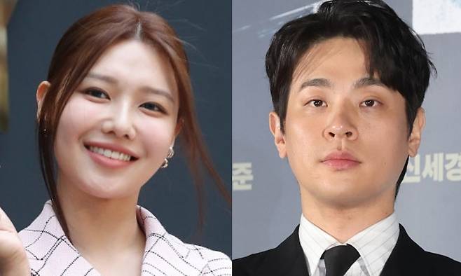 수영(왼쪽)과 박정민. 뉴스1