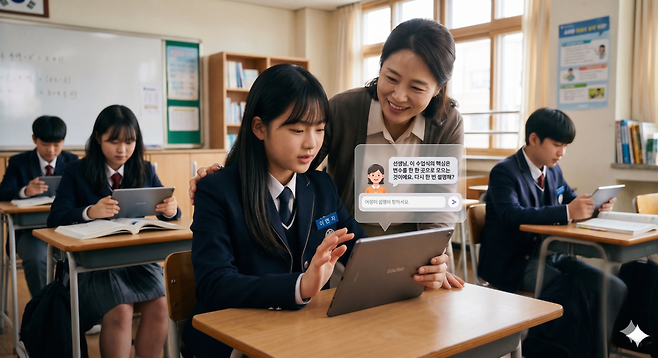 AI는 교사를 대체하는 도구가 아니라, 교사가 한 명 한 명을 더 잘 살피도록 돕는 도구일 때 가장 큰 효과를 낸다. /서용운 제공