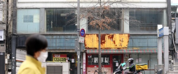 대구 동성로 상가건물. 연합뉴스 자료사진.. 기사와 무관