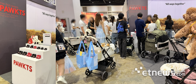 포킷츠는 지난 4월 30일부터 5월 3일까지 태국 방콕 QSNCC에서 열린 'Pet Expo Thailand 2026'에 참가해 기능성 강아지신발 '포킷슈즈'를 선보였다.