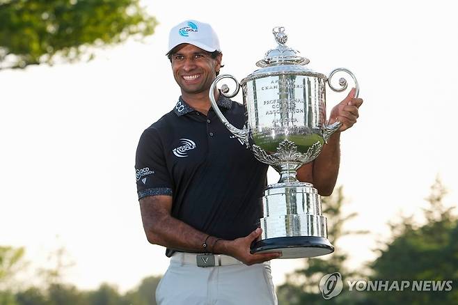PGA 챔피언십에서 우승한 에런 라이 [AP=연합뉴스