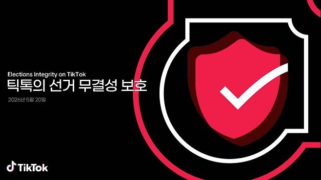 20일 틱톡은 '선거 신뢰·공정성을 위한 플랫폼 안전' 온라인 브리핑을 열고 허위정보 차단 및 AI 생성 콘텐츠 대응 정책을 공개했다./틱톡