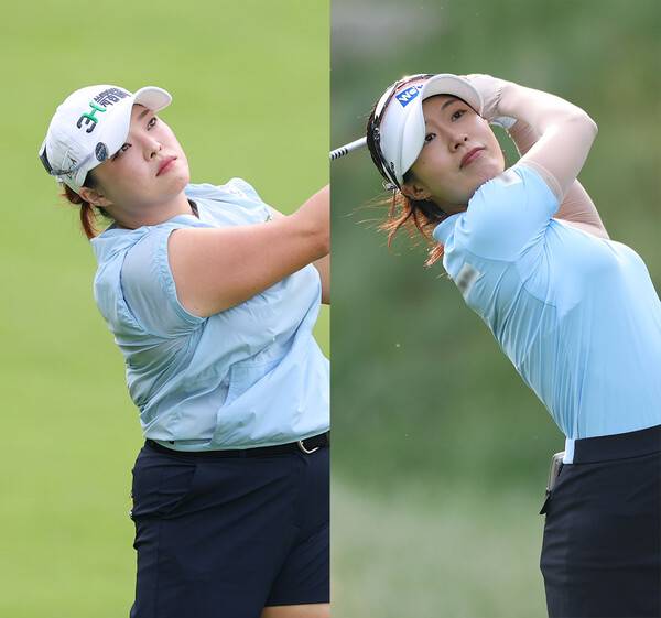 2026년 한국여자프로골프(KLPGA) 투어 제14회 E1채리티 오픈에 출전하는 장하나, 유효주 프로. 사진은 2025년 KLPGA 투어 참가 때 모습이다. 사진제공=KLPGA (사진을 무단으로 사용하지 마십시오.)
