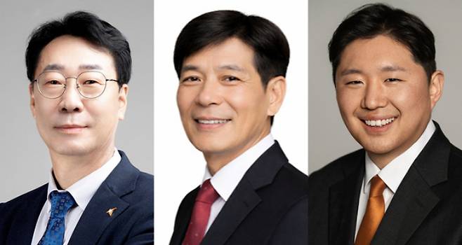 왼쪽부터 더불어민주당 정명근, 국민의힘 박태경, 개혁신당 전성균 후보. /사진=각 선거사무실 제공