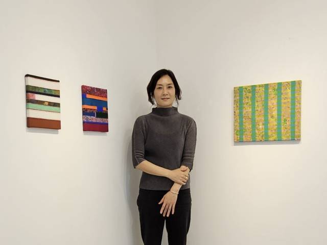 이상숙갤러리에서 개인전을 열고 있는 정민제 작가. 작가 제공