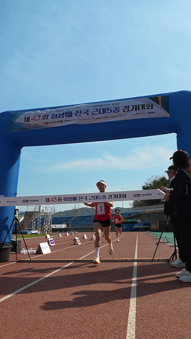 근대5종 제43회 회장배대회 김서율. 사진 | 대한근대5종연맹