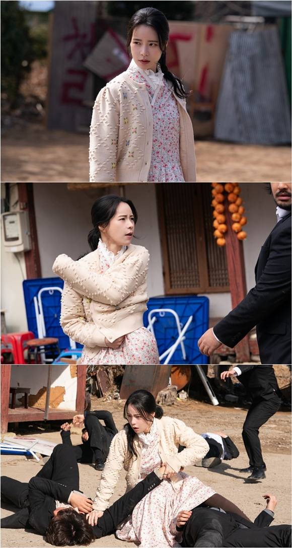 임지연은 '멋진 신세계'에서 조선 악녀 강단심의 영혼에 빙의 된 신서리 역으로 극을 이끌고 있다. /SBS