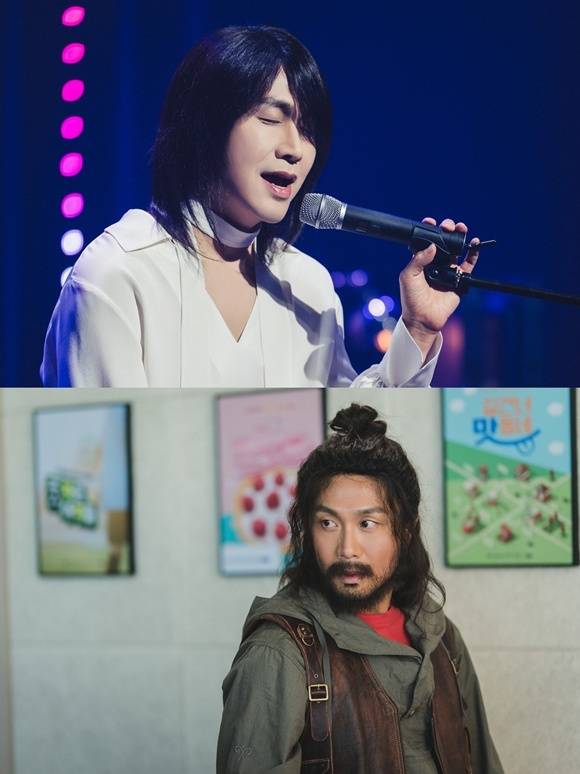 영화 '와일드 씽'에서 오정세는 혼성 댄스 그룹 트라이앵글에 밀려 39주 연속 지상파 2위를 기록하는 발라드 가수 최성곤 역을 맡는다. /롯데엔터테인먼트
