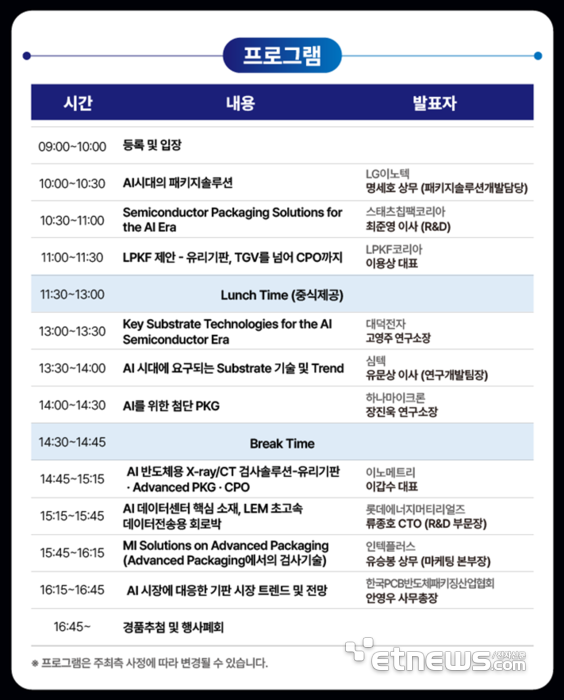 테크데이 프로그램