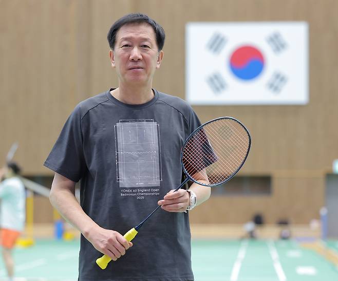 연합뉴스와 인터뷰하는 박주봉 감독 (진천=연합뉴스) 류영석 기자 = 배드민턴 국가대표팀 박주봉 감독이 충북 진천선수촌에서 연합뉴스와 인터뷰를 하고 있다. 2026.5.22
ondol@yna.co.kr