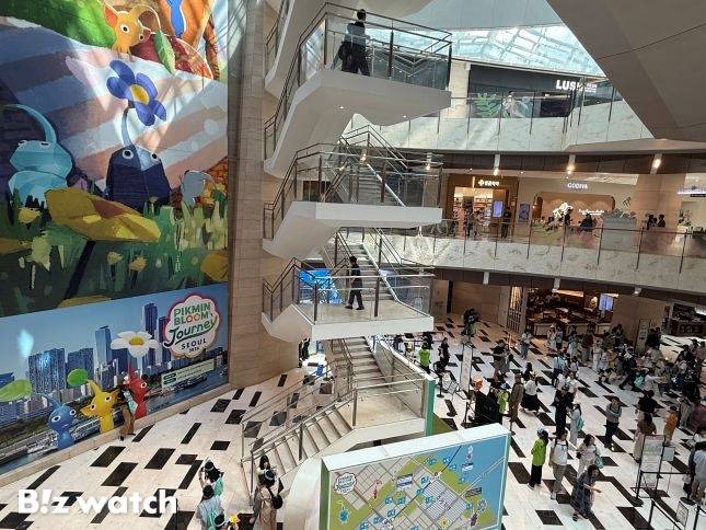 23일 서울시 영등포구 IFC몰에서 ‘피크민 블룸 저니 2026: 서울’ 오프라인 행사가 개최됐다./사진=비즈워치