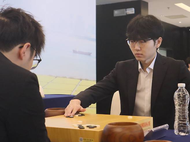 춘란배 16강에 진출한 신진서 9단. (한국기원 제공)