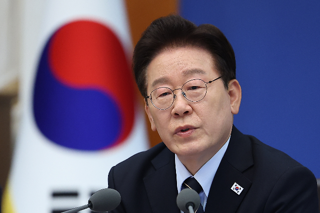 대한민국 최초 프로축구단 구단주를 경험한 이재명 대통령. 사진=연합뉴스 제공