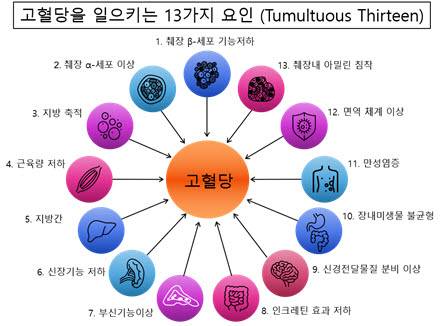 고혈당을 일으키는 13가지 요인.