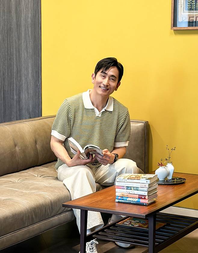 '죽은 시인의 사회'를 연기생활 33년의 대표작으로 삼겠다는 차인표. 사진 TKC픽처스