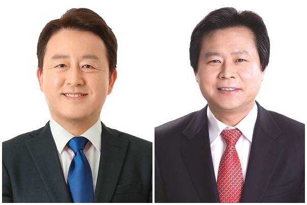 더불어민주당 김용남 후보(사진 왼쪽)와 국민의힘 강기윤 후보(오른쪽), 사진 출처는 중앙선거관리위원회 공보