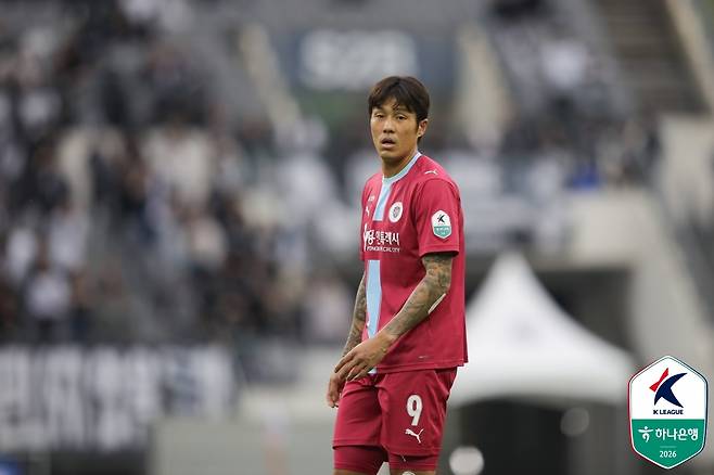 용인FC 석현준. /사진=한국프로축구연맹 제공