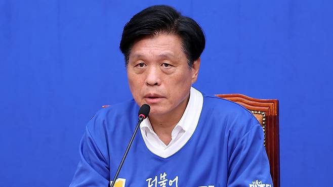 조승래, 6.3 지방선거 관련 기자간담회