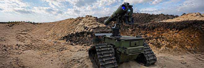 독일 기업 딜 디펜스가 개발한 무인 지상 차량(UGV) ‘치젤’ 모습. 딜 디펜스 제공