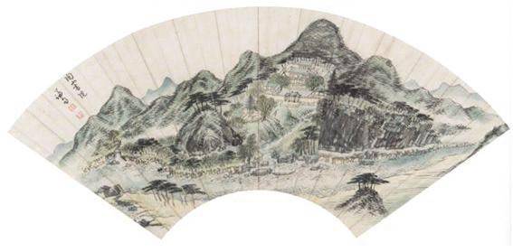 정선 그림, 도산서원(陶山書院) (간송미술문화재단)