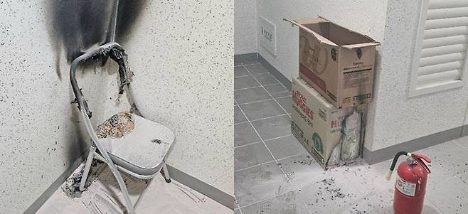 충북 음성경찰서는 1일 자신이 거주하는 아파트 내부 여러 층에 불을 지른 혐의(현주건조물방화)로 20대 여성 A씨를 구속했다고 밝혔다. 사진제공=음성경찰서