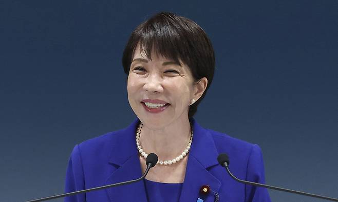 다카이치 사나에 일본 총리. 교도연합뉴스