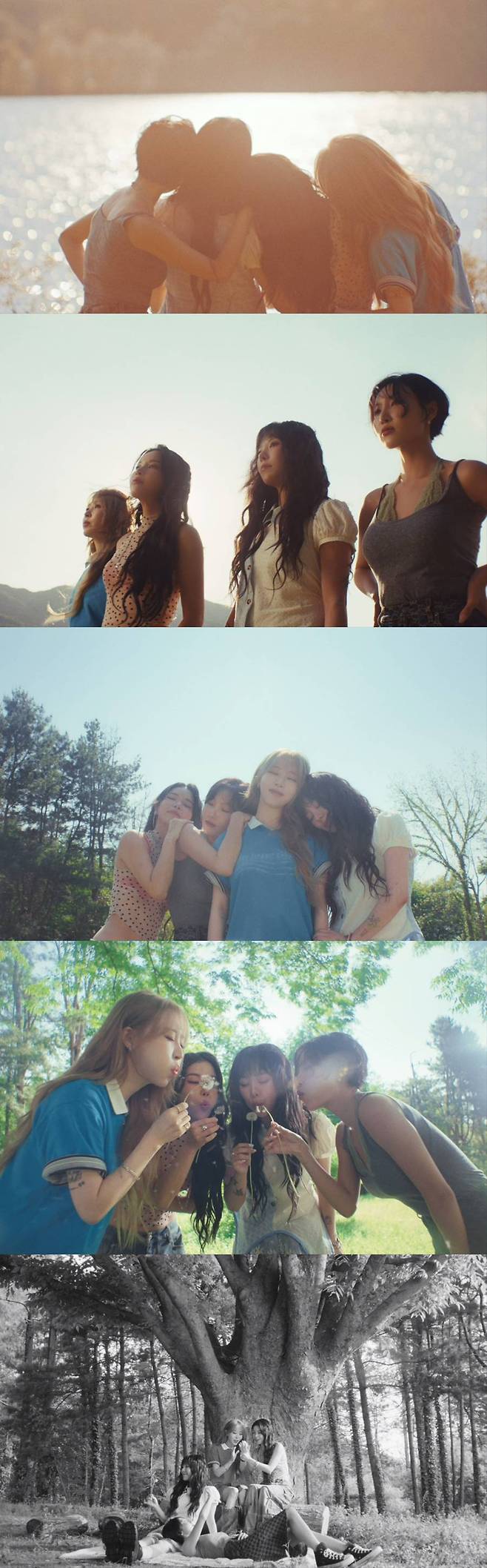 ▲ 마마무. 출처| '포 플라워스' 뮤직비디오