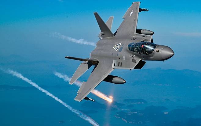 한국 KF-21 전투기. 공군 제공