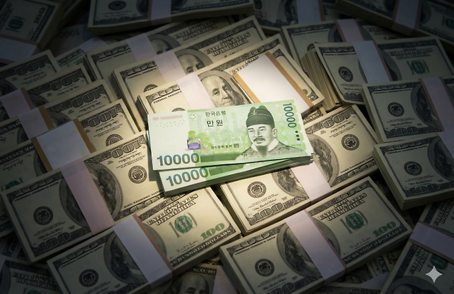 원달러 환율 1540원…17년만 최고치