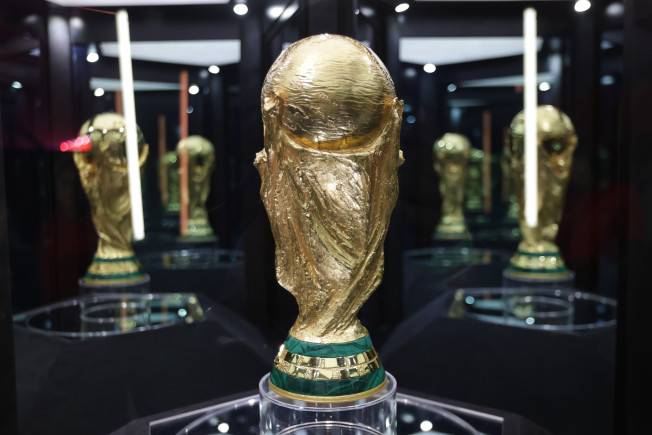 FIFA 월드컵 트로피.(멕시코시티/신화연합뉴스)