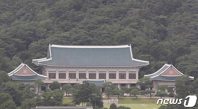 청와대 전경.