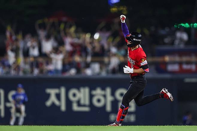 시즌 홈런 선두를 달리고 있는 김도영. KIA구단 제공