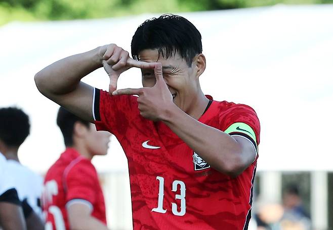 한국 축구대표팀의 간판 스타 손흥민. 체코에게 조별리그 첫 상대 한국은 부담스러운 팀이다. 뉴스1
