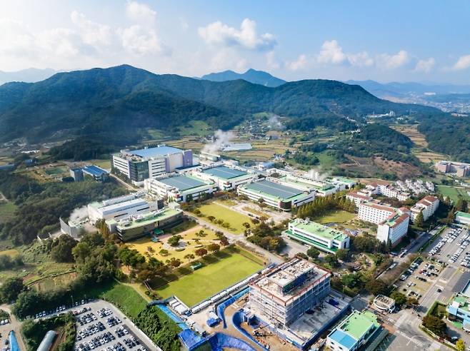 삼성전자 온양 나노시티 전경. 삼성전자 제공