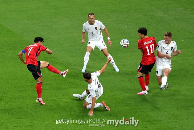한국과 체코의 2026 북중미월드컵 A조 1차전 경기장면/게티이미지코리아