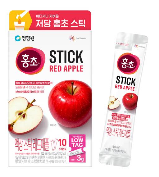 청정원 저당 홍초 스틱 레드애플/대상