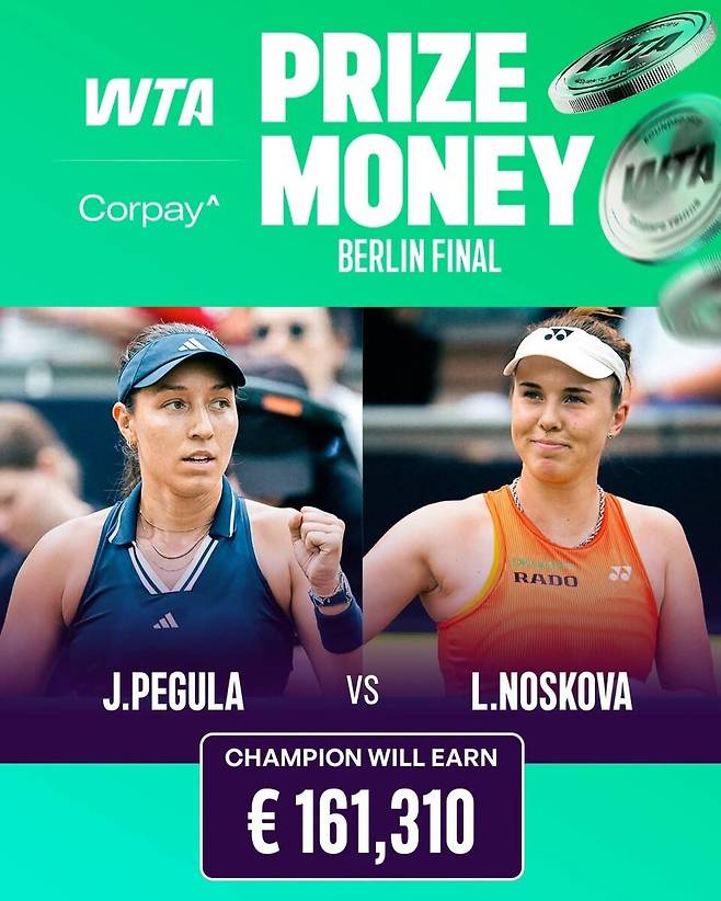 이 우승 상금 주인공은 누구? WTA 투어