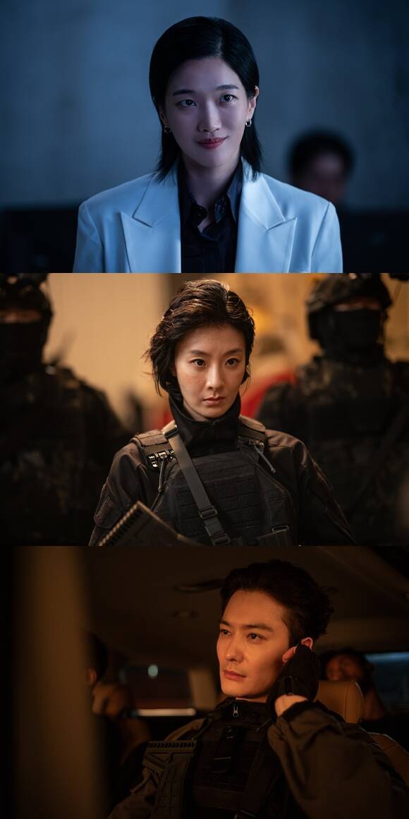 배우 정윤하, 현리, 오사다 마사키(위부터)가 새롭게 빌런으로 합류한 디즈니+ 새 오리지널 시리즈 '킬러들의 쇼핑몰 시즌2'는 오는 7월 공개된다. /월트디즈니 컴퍼니 코리아