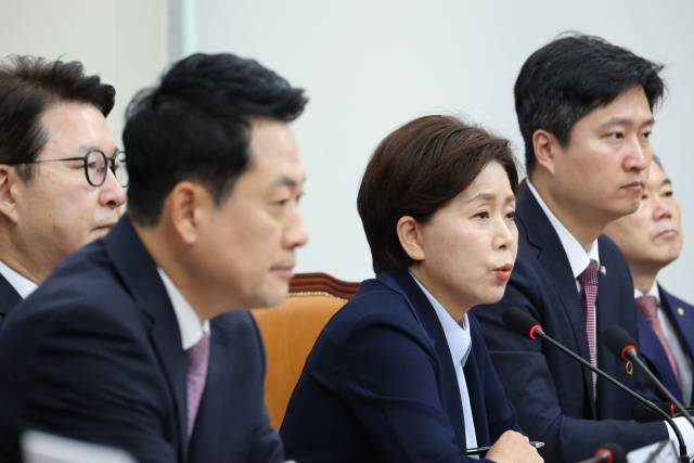 ▲국민의힘 양향자 최고위원이 25일 국회에서 열린 최고위원회의에서 발언하고 있다. ⓒ연합뉴스