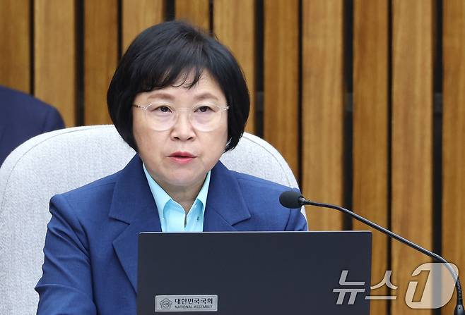 18일 오후 서울 여의도 국회에서 열린 국무총리 임명동의에 관한 인사청문특별위원회 전체회의에서 여당 간사인 김현 더불어민주당 의원이 발언하고 있다. 2025.6.18 ⓒ 뉴스1 이광호 기자